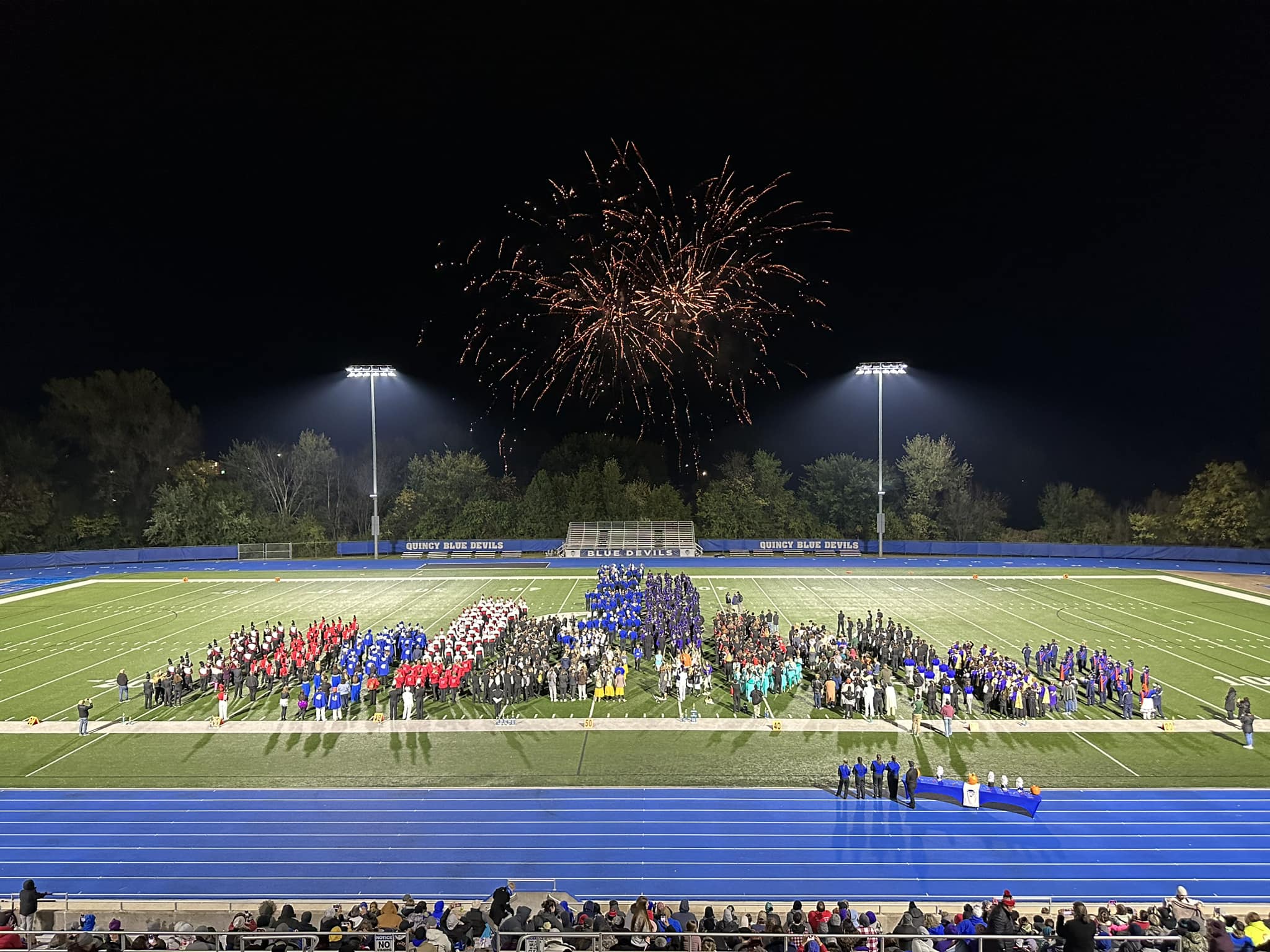 Following the awards, a fireworks display is set off giving the students an opportunity to celebrate their hard work and achievements!.