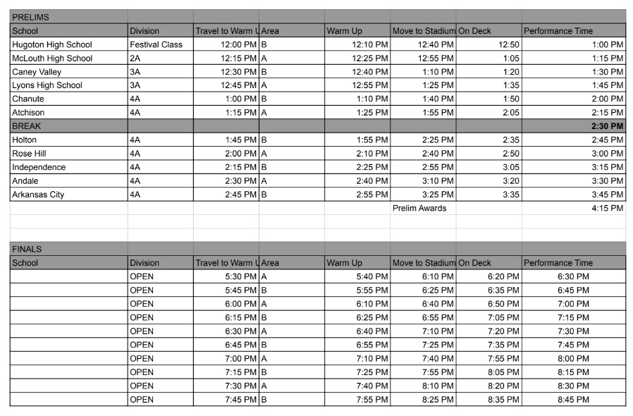 2024 KBA Small Schools Schedule