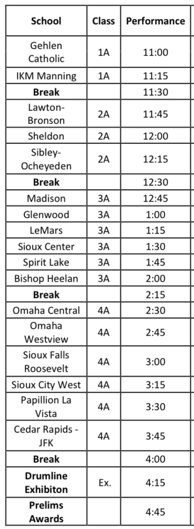 2024 Starfest Schedule