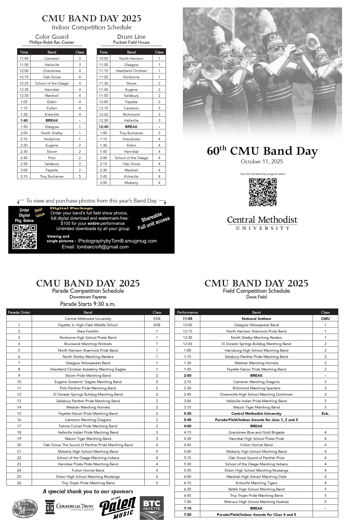 2025 Schedule